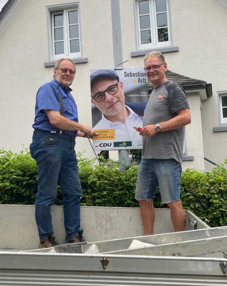 Gemeinsamer Kandidat für den Landrat mit der CDU